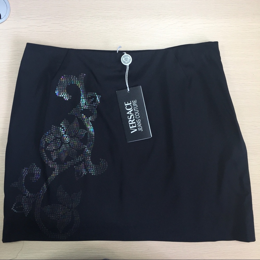 Versace Jeans Couture Black mini Skirt 30/44 size